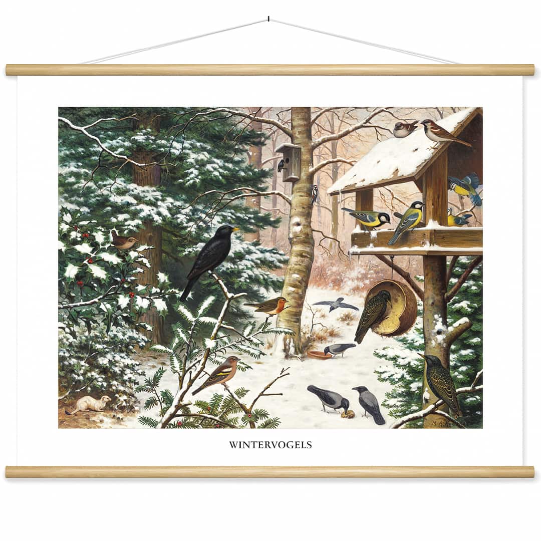 Bourgeon Bezem tevredenheid Wintervogels – Unlimited Originals